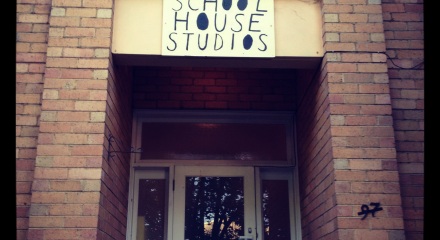 The entrance to Schoolhouse Studios, Abbotsford, Melbourne Australia